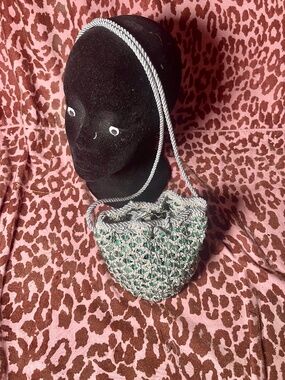 Green Beaded Bag📿